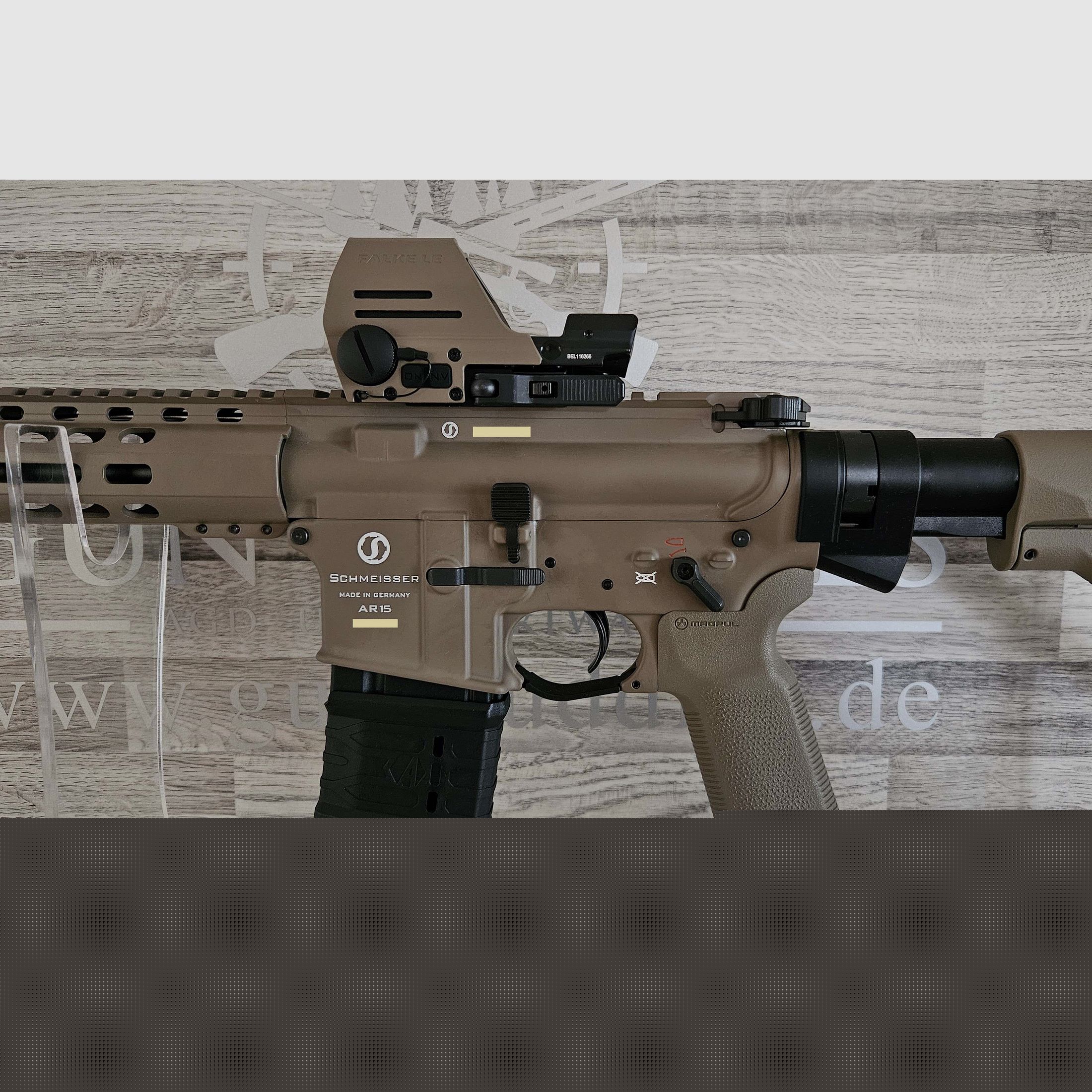 Schmeisser AR15 M4FL 14.5" FDE special model MAGPUL cal. .223Rem with optics - free shipping! - New goods from the specialist trade