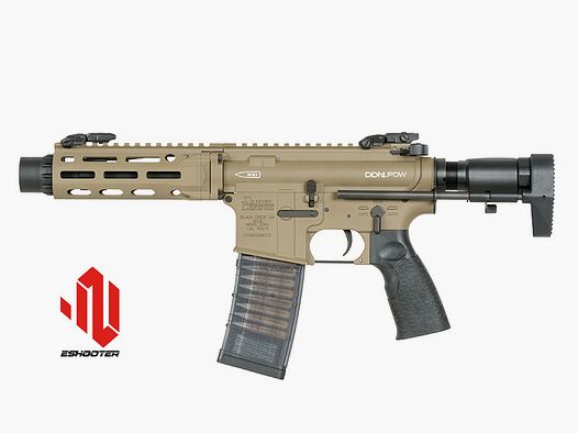 Daniel Defense DDM4 PDW SBR S-AEG with ESHOOTER ETU, FDE
