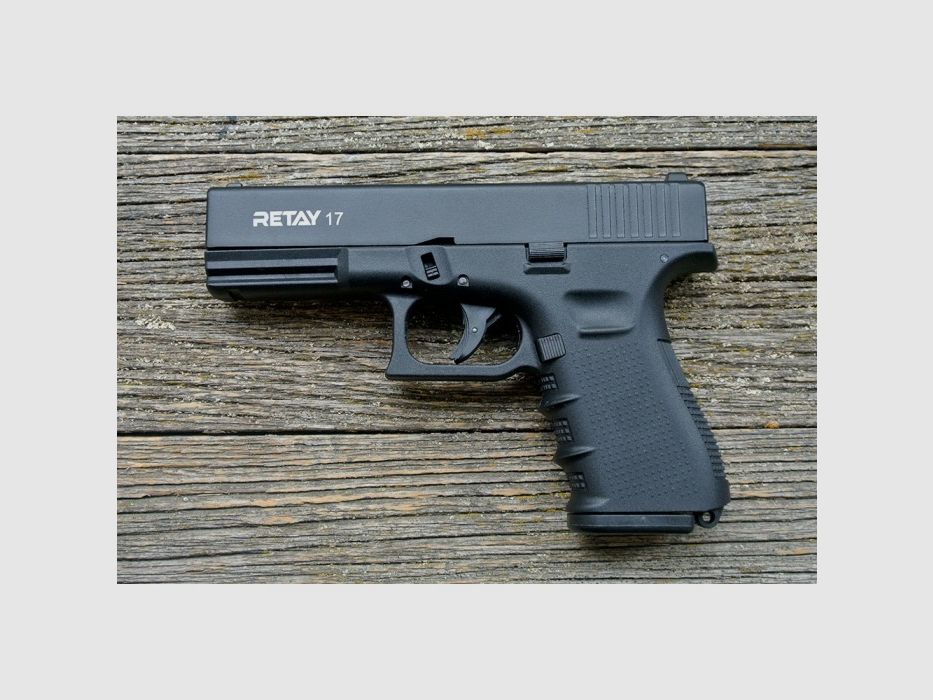 RETAY G17 Black – 9 mm P.A.K. / Glock 17 Replica / Copy – EU-wide Shipping / EU-Wide Shipping, image 1 of 6