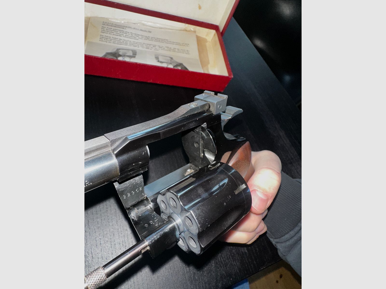 NEUF | Revolver Korth KK avec réglage de la détente Chasseur sportif dans l'emballage d'origine