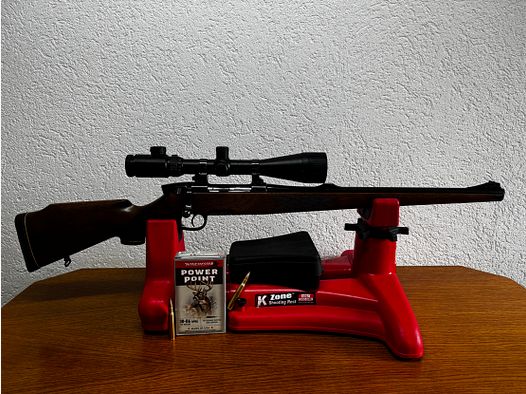 Steyr Mannlicher Stutzen Modèle M avec lunette de visée à point lumineux 4-16x50 AOE