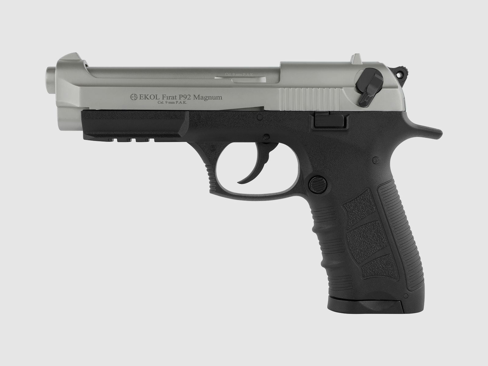 EKOL Firat P92 Magnum Nickel 9mm P.A.K. - Gas Signal