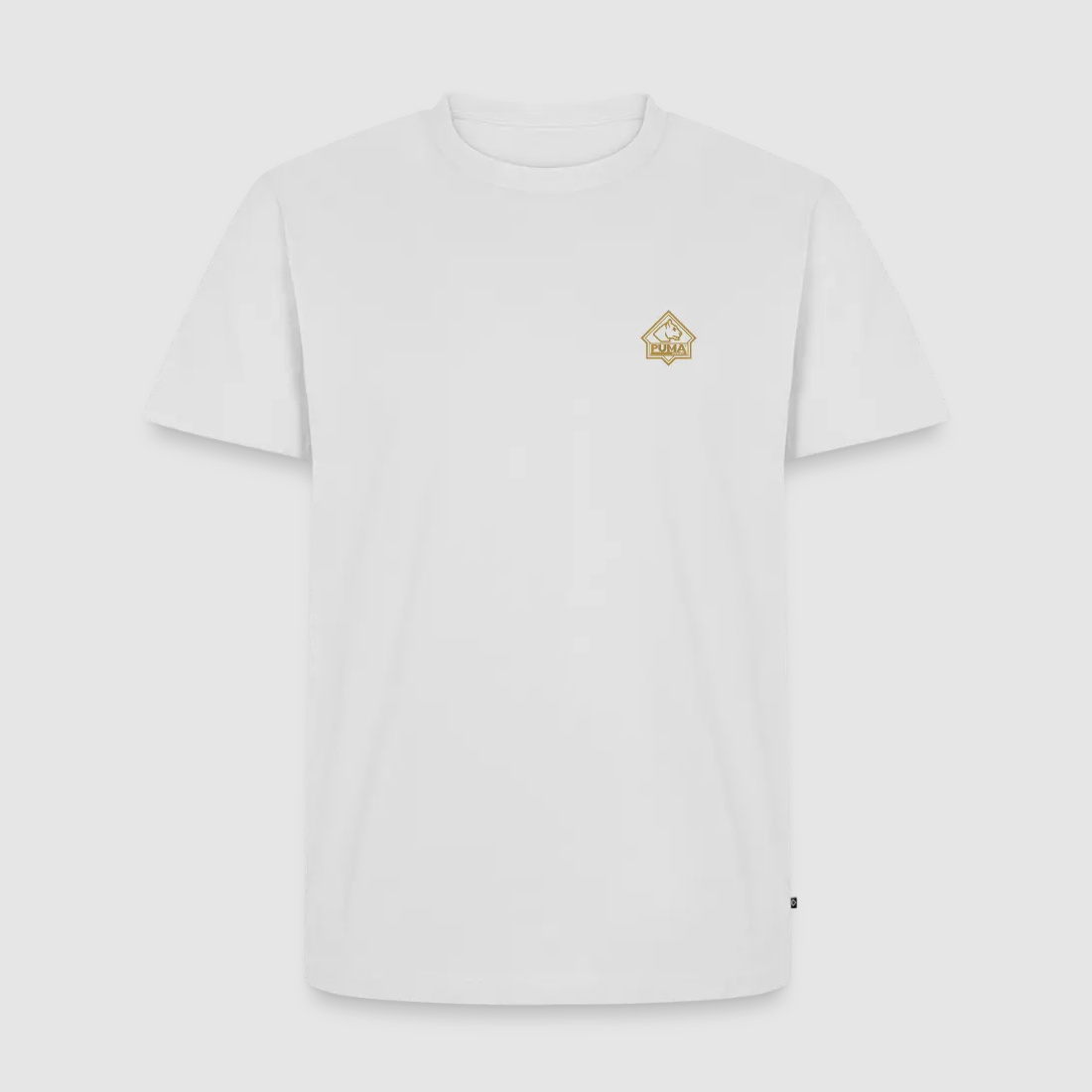 PUMA Herren Premium T-Shirt „Sharp Staff White Hunter"