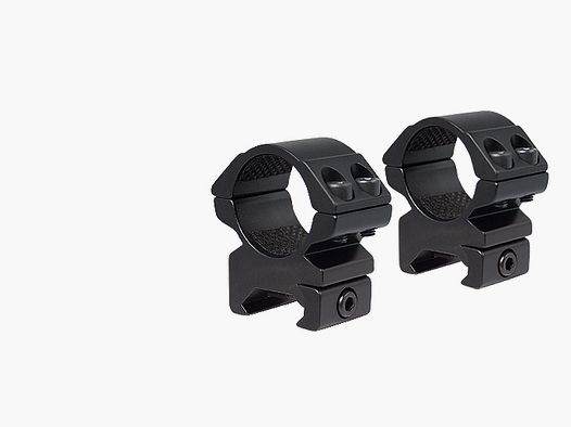 HAWKE Montage Klemmringe 30mm Picatinny 2 Stk - schwarz Low