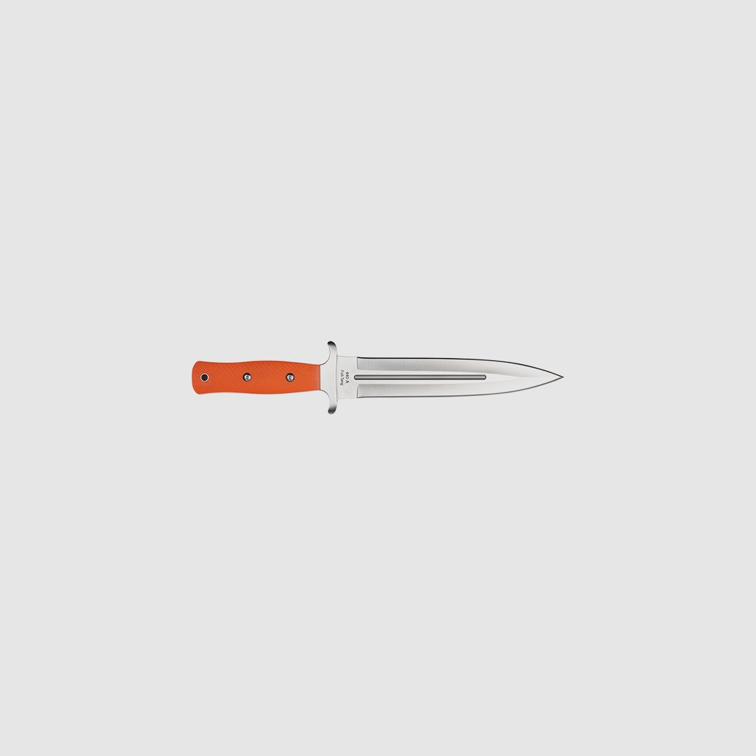 Mauser 80414842 Abfangmesser Klingenlänge 21,5 cm 440C-Stahl Gewicht: 451g Parierstange orange
