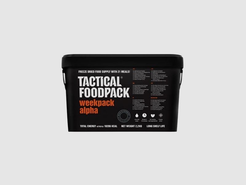 TACTICAL FOODPACK WeekPack Alpha (Contiene 21 pasti)