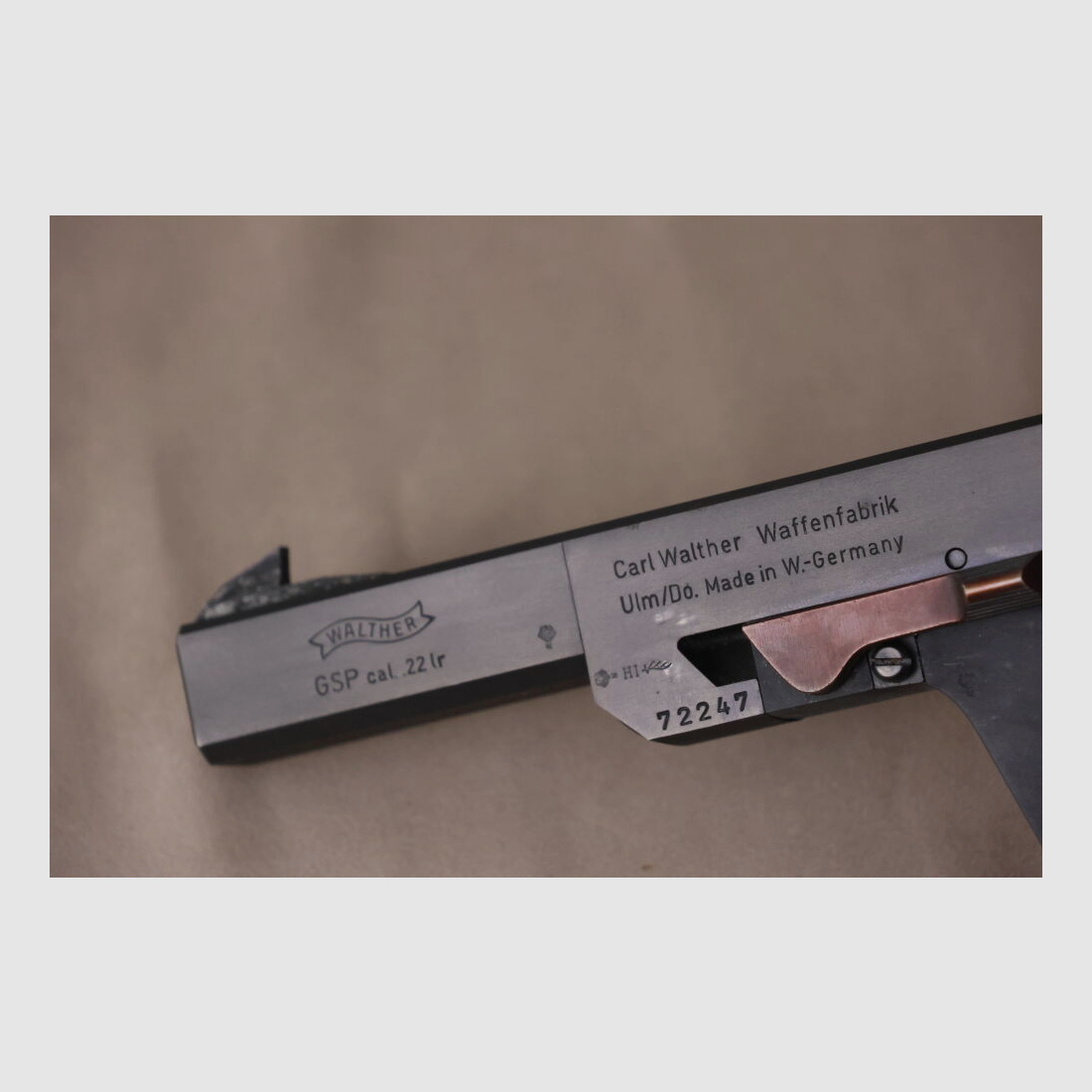 Carl Walther GSP Matchpistole