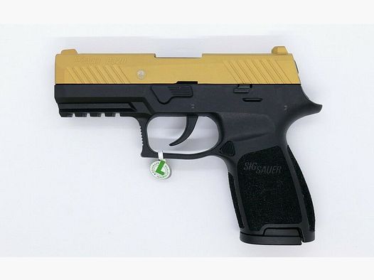 SIG-Sauer	 P320 gold 9mm P.A.K.