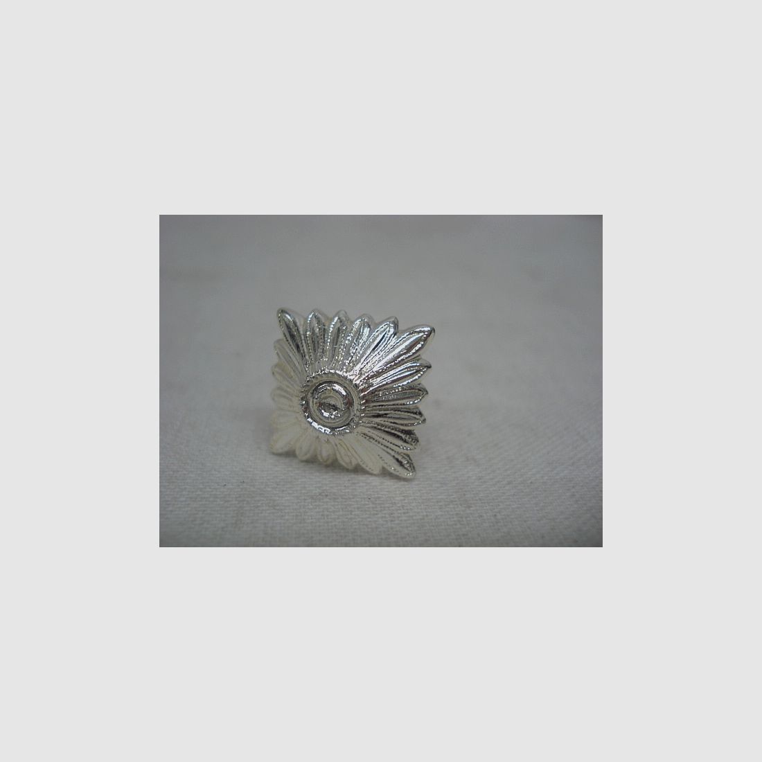 Metallstern 17mm - versilbert, mit Splint