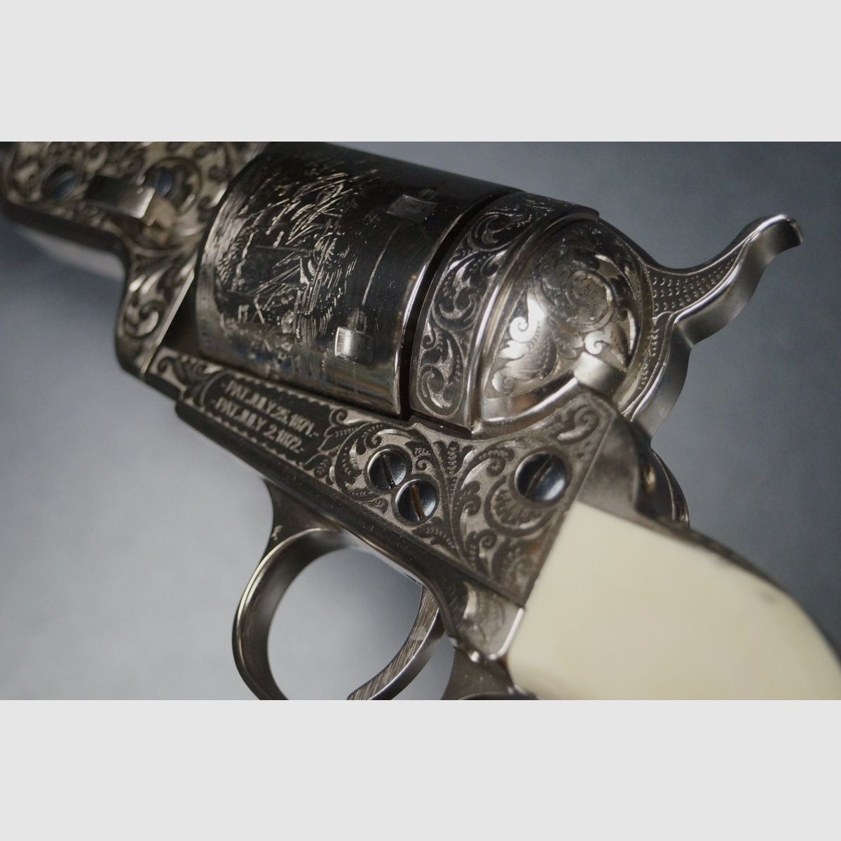 Uberti Richard-Mason Navy Nickelé Gravé, image 8 sur 9