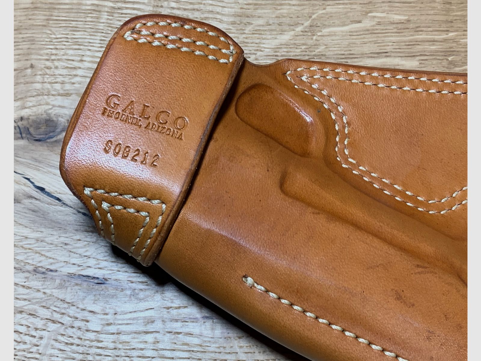 Galco S.O.B. Lederholster passend für die Colt Government/ Browning Hi Power, OHNE Pistole