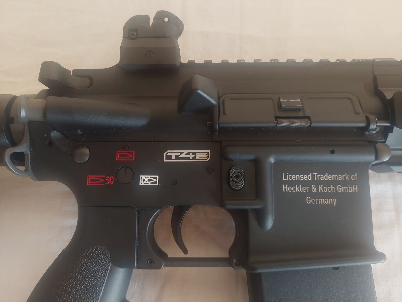 Umarex T4E/ HK416 D RAM Kal 43 met accessoires