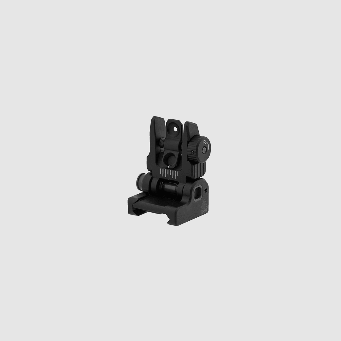 UTG ACCU-SYNC Spring-Loaded AR15 Flip-up Rear Sight Lochkimme