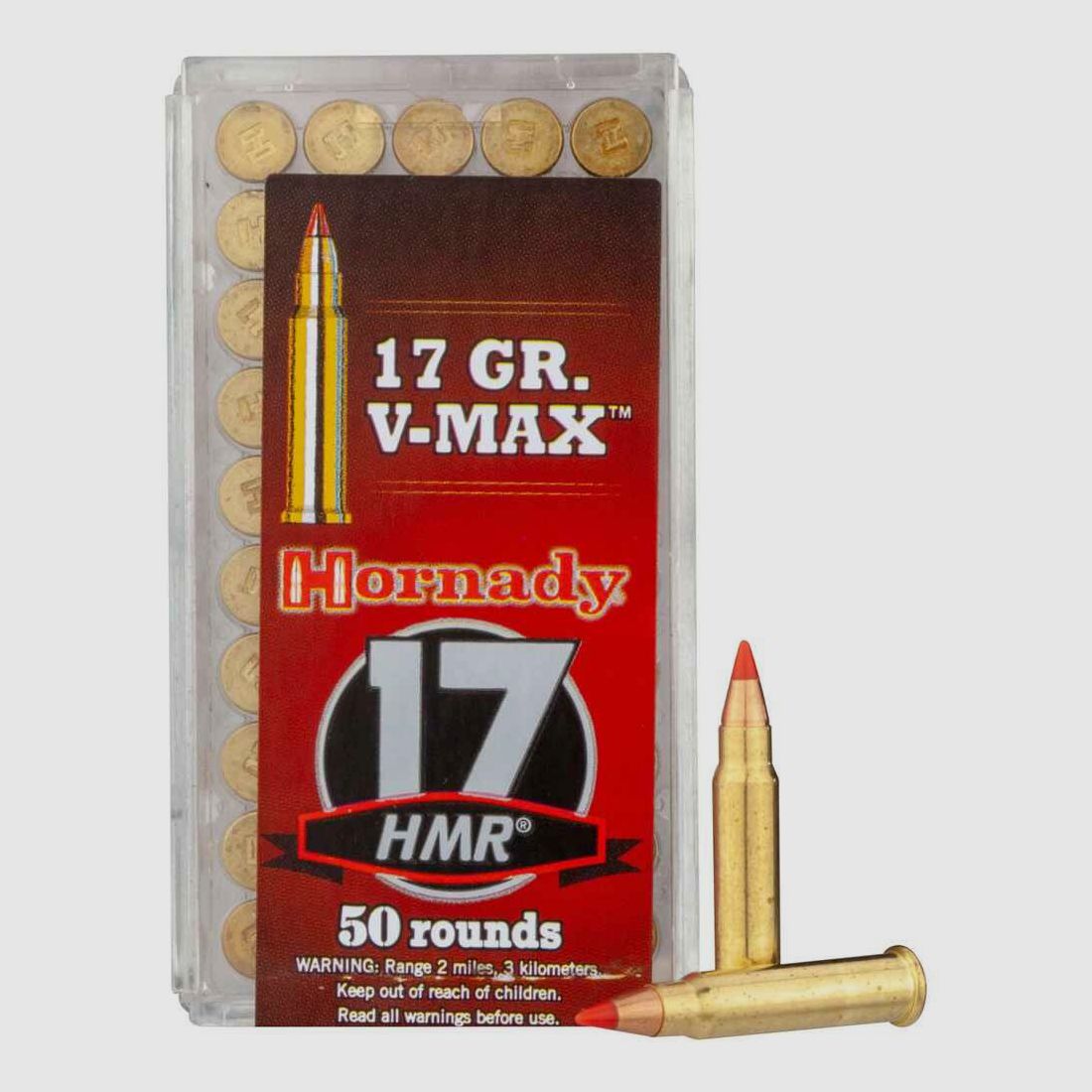 .17 HMR, V-Max 1,1g/17 grs. Hornady