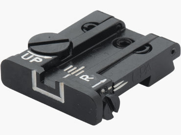 LPA TPU25SS18 mirino micrometrico regolabile per SIG-Sauer P/220/225/226/228/229/239, SP2009, XD Springfield – Contorno bianco