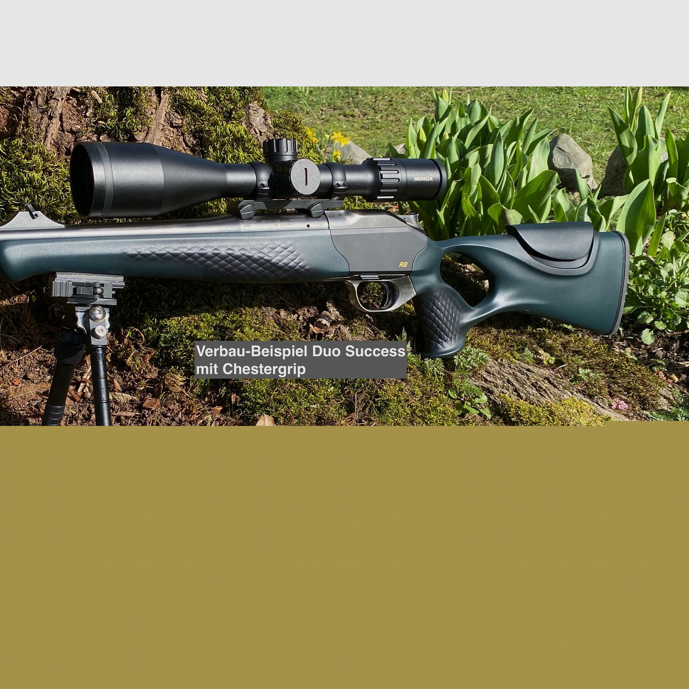 Blaser R8 kolf / doorloperschaft