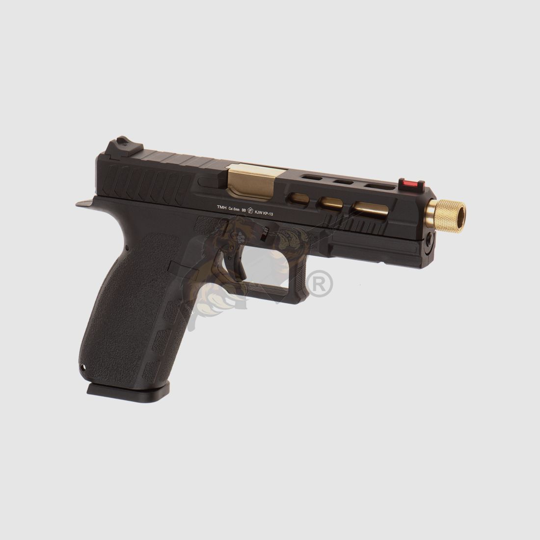 KJ Works KP-13 TBC Custom Metall Slide GBB Black -F-