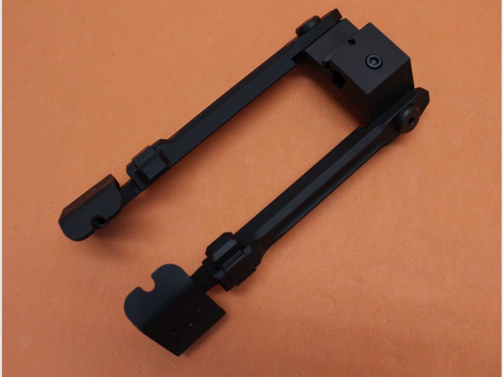 Fortmeier Fortmeier Zweibein H210 3-P 12:00 Höhe ca. 210 - 260mm Alu schwarz mit Rastenverstellung und Kufen