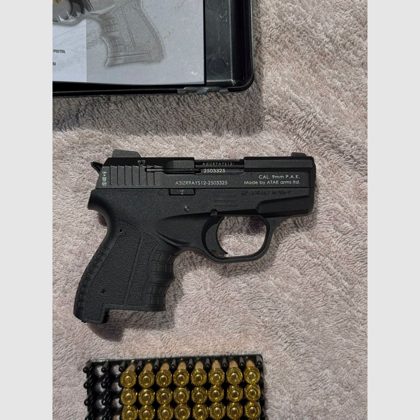 (JAK NOWY!) Zoraki 906 pistolet alarmowy (PTB 1099) inkl. kabura i faktura, zdjęcie 1 z 3
