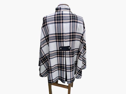 Veste Femme à Carreaux Blanc/Noir