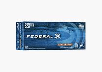 FEDERAL 223 REM 55 GRS / 3,56 G POWER SHOK SOFT POINT 20 STK