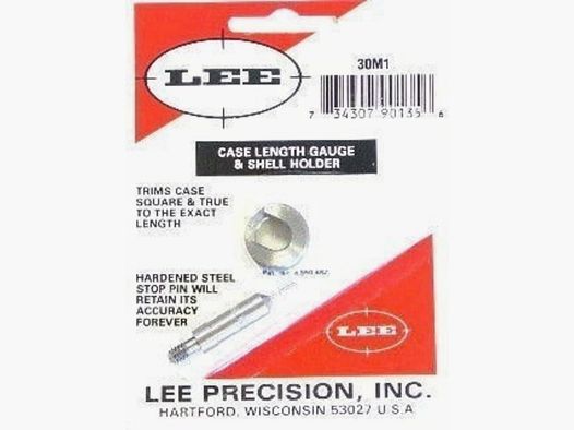 Lee Length Gauge & Shellholder voor .30 M1 Carbine