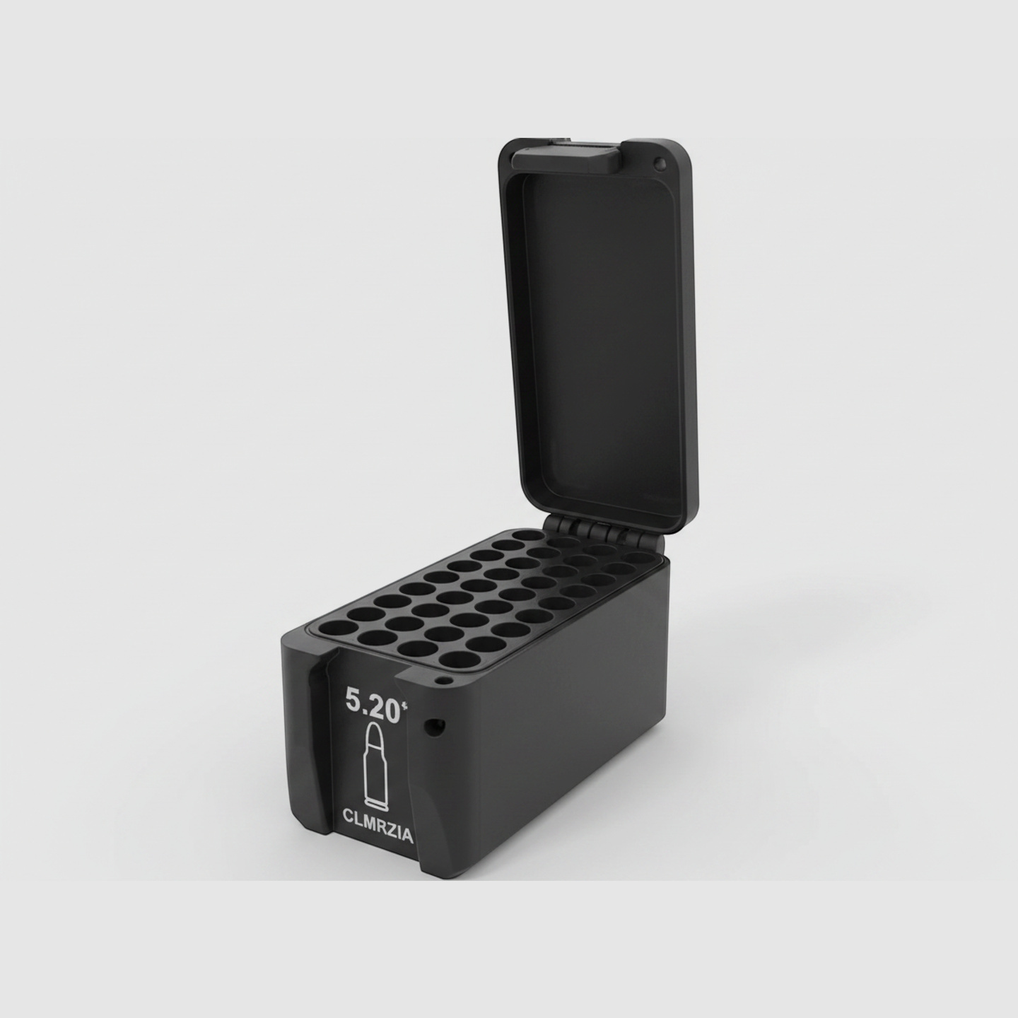 Filamelt Munitionsbox / 35 Whelen / 'Klapp- / Rastdeckel' / Patronenbox, Ammo Box