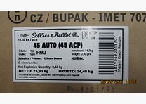 Sellier & Bellot .45AUTO 1120pcs. 1 carton