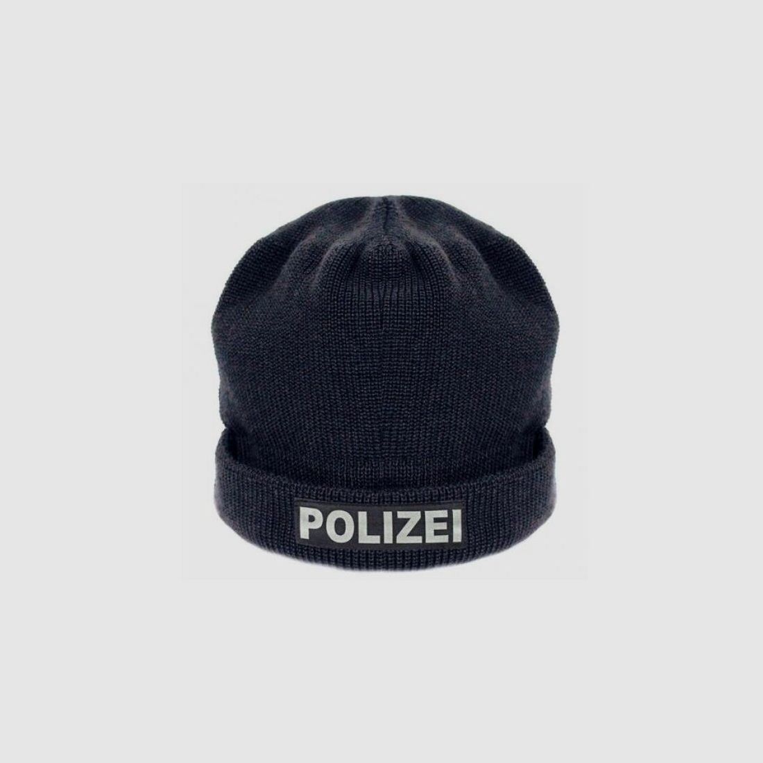 Polizeistrickmütze mit Fleece-Futter
