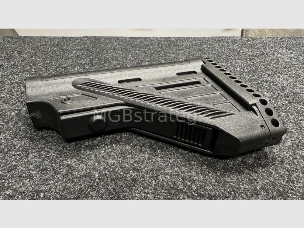 Oryginalny uchwyt Heckler & Koch do 416 MR223 G95 G95K G95A1 G95KA1 pasujący do rur buforowych Mil-Spec i Commercial - zatem również pasujący do broni typu AR15 AR-15 / SLIMLINE czarna kolba