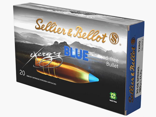 Sellier & Bellot 2003961 .30-06 Spr. tipped eXergy blue 11,7g 180grs.