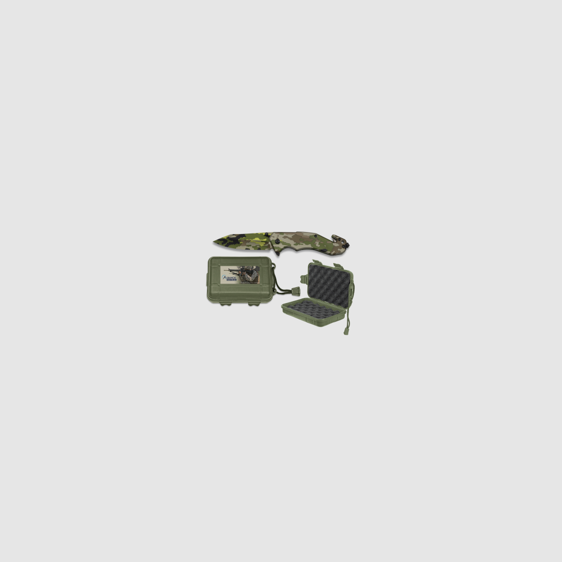18576 – Taschenmesser Albainox Camo Verde mit ABS-Box