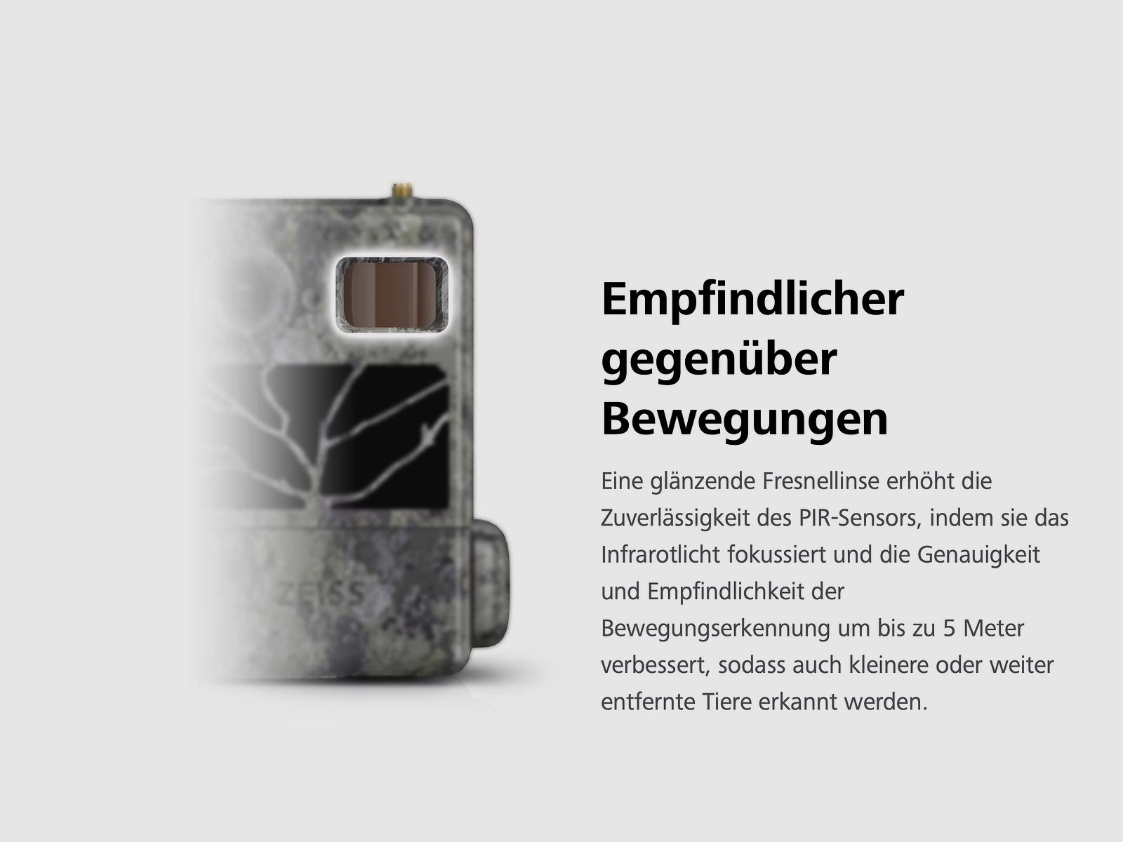 ZEISS Secacam 3 Wildkamera mit Sendefunktion 60 Grad Sehfeld 25m Blitzreichweite