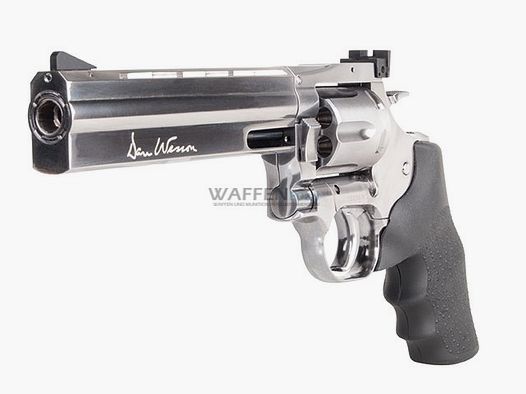 Dan Wesson 715 6 inch Zilver CO2 Revolver 4,5 mm Stalen Ronde Ballen