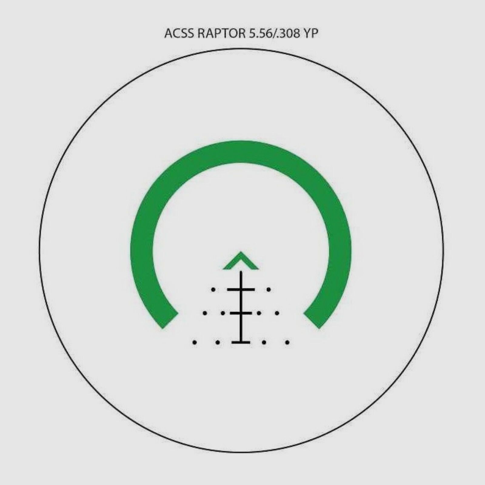 Primary Arms SLx 3x MPrism Raptor 5.56Yard grün 5.56/.308