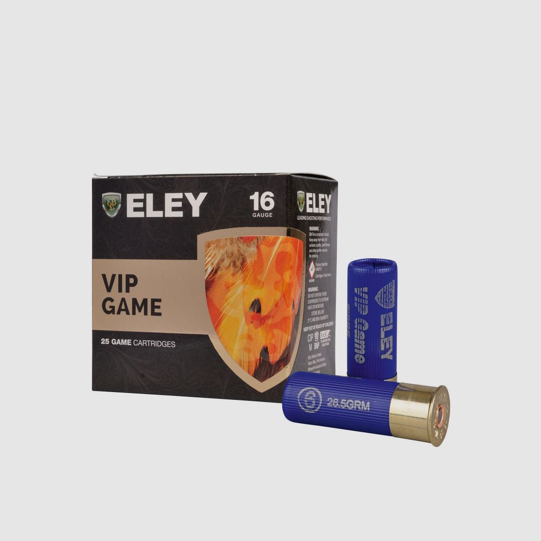 Eley VIP Game .16/67,5 26,5g / 28g #5 (2,8mm) 25 patronen