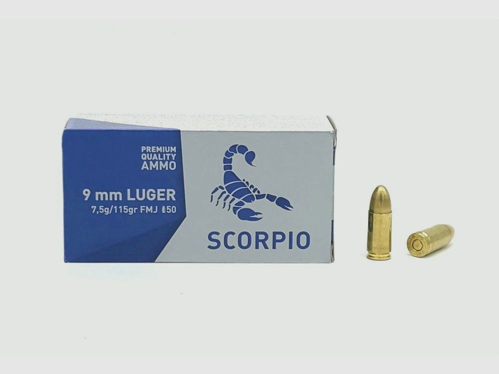 STV Scorpio STV Scorpio 7.5g / 115grs FMJ (9×19)