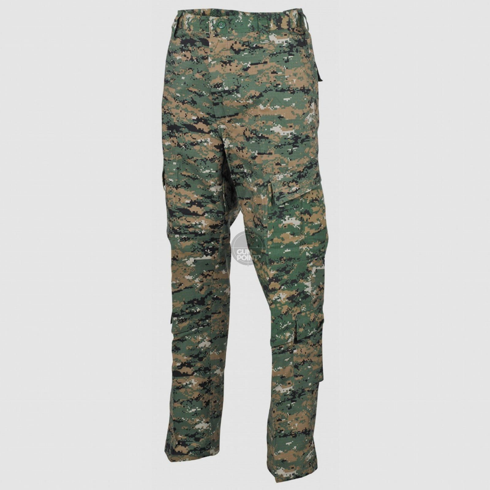 US field pants, ACU, rip stop, digital woodland - Size: L