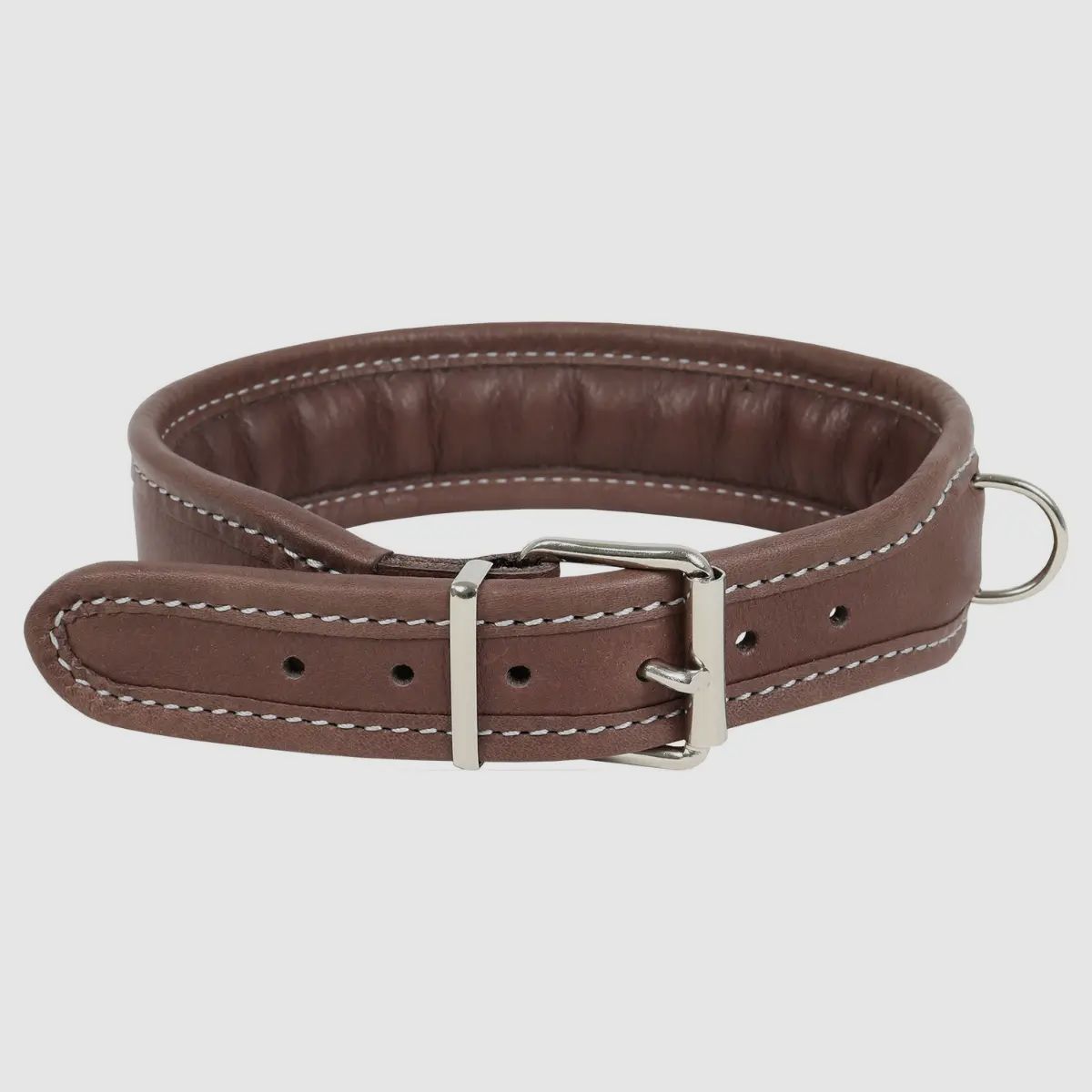 Collier AKAH Comfort en cuir olive