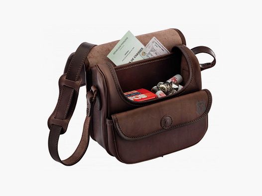 Sac à cartouches en cuir gras