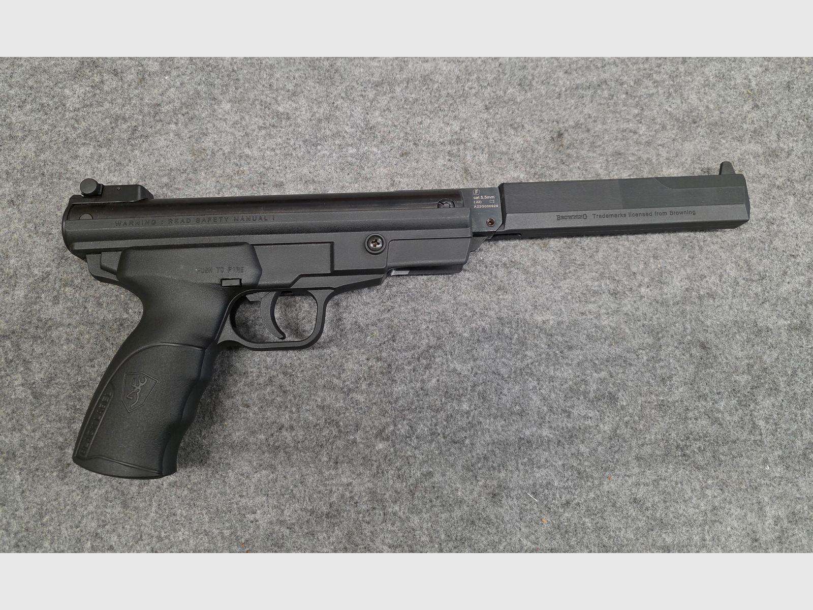 Browning Buck Mark Magnum Knicker Pistole Kal. 5,5mm Diabolo