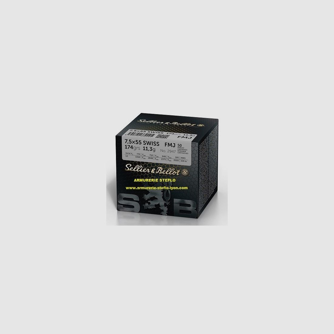 Sellier & Bellot 7.5x55 Swiss FMJ - Vrac (x50)