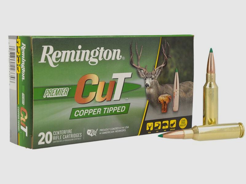 Remington Premier CuT Copper 6,5mm Creedmoor 120GR Tipped 20 Patronen