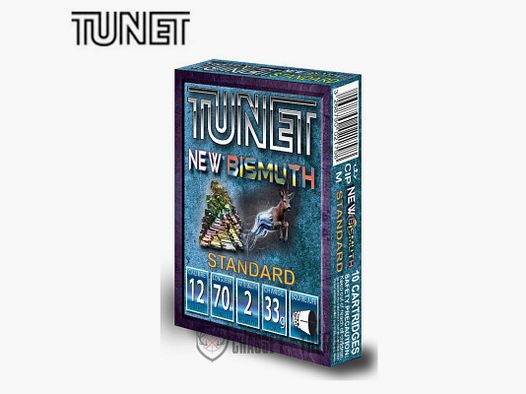 10 Nabojów TUNET Bismuth 33Gr Kal 12/70 Pb 2