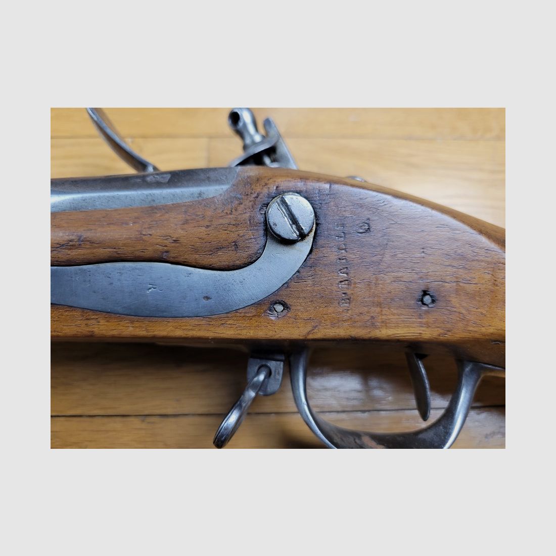 Seltenes Infanteriegewehr 1777 modifiziert AN IX – Echtes revolutionäres Gewehr! – Sehr homogen – Die guten sind rar! – TBE, Bild 18 von 28
