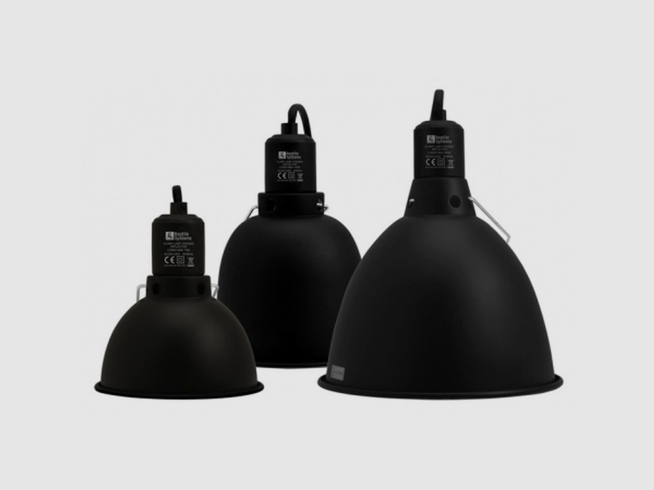Rotatable Polymer Lamp Holder VEGA - Black - 360° Rotation - Secure and Practical Mounting, image 3 of 5