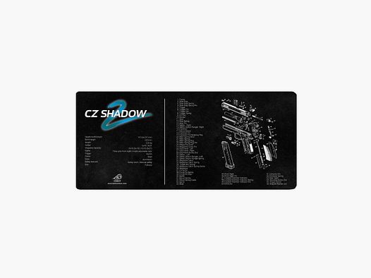 Alfombrilla de goma DED CZ Shadow 2
