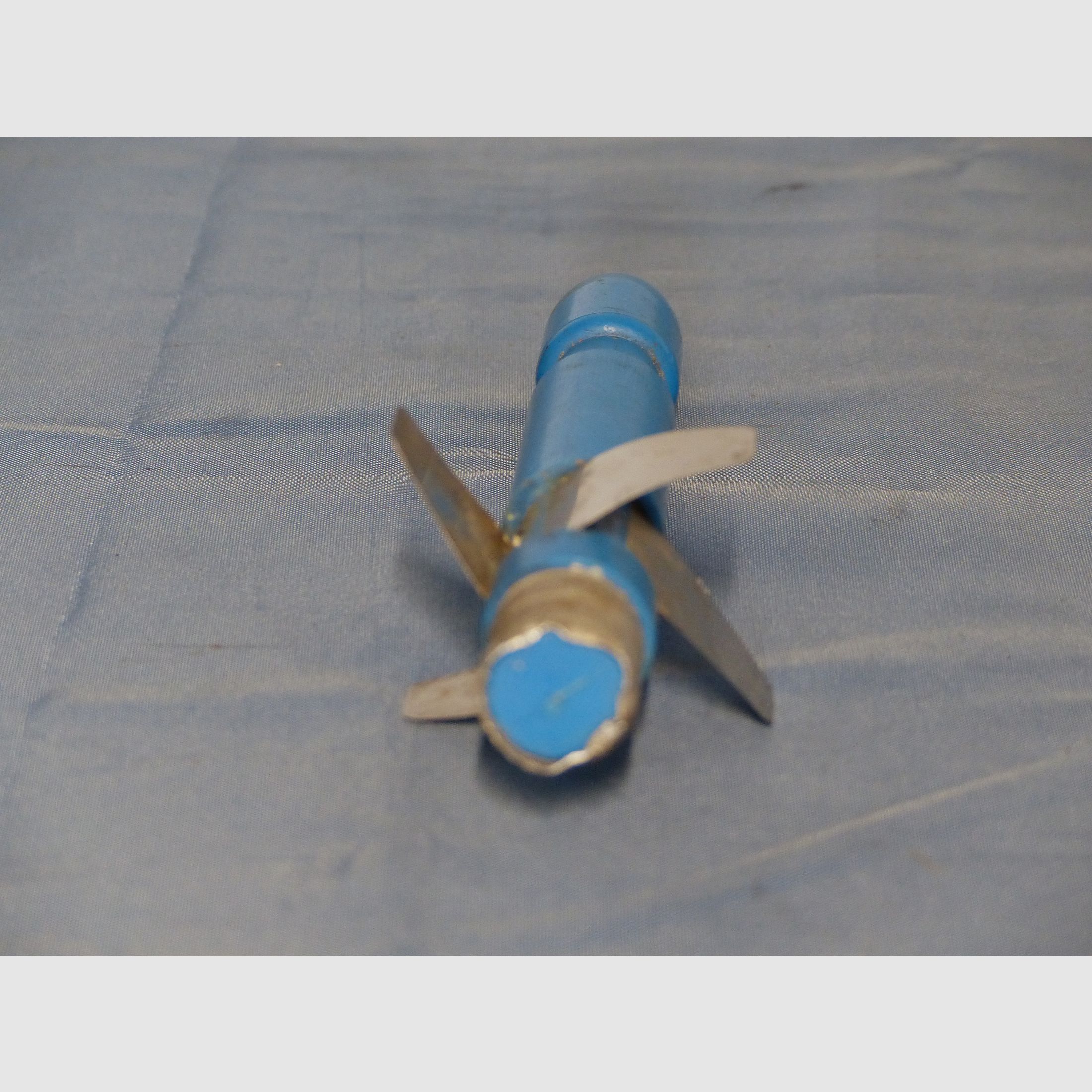 Bundeswehr BW 3 pieces of training ammunition cartridge projectiles blue G3 cleaning equipment 60s 70s