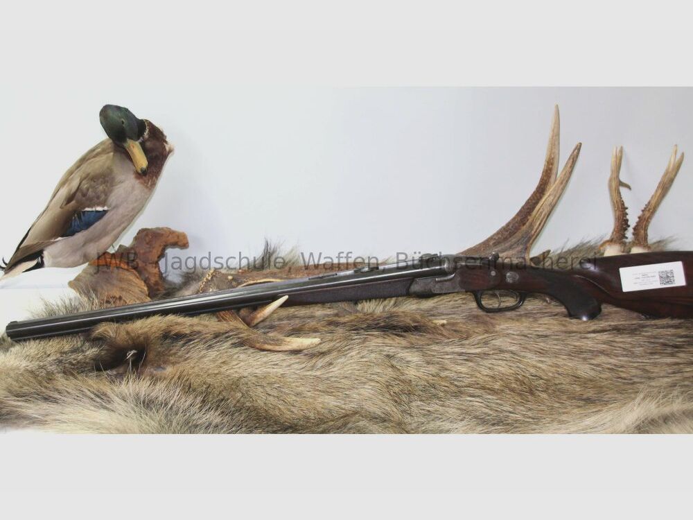 ¡Rareza! Taladro de Valentin Häfner, armero de la corte Kassel 9,3x72R;16/65