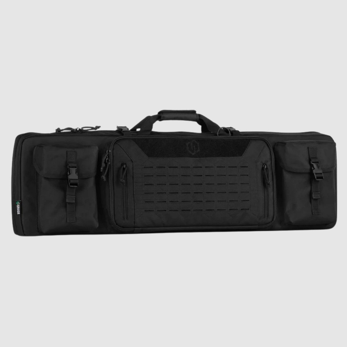 Savior – Double Rifle Bag – Urban Warfare – 46" – Black – RB-4612DG-VER2-BK, image 1 of 5